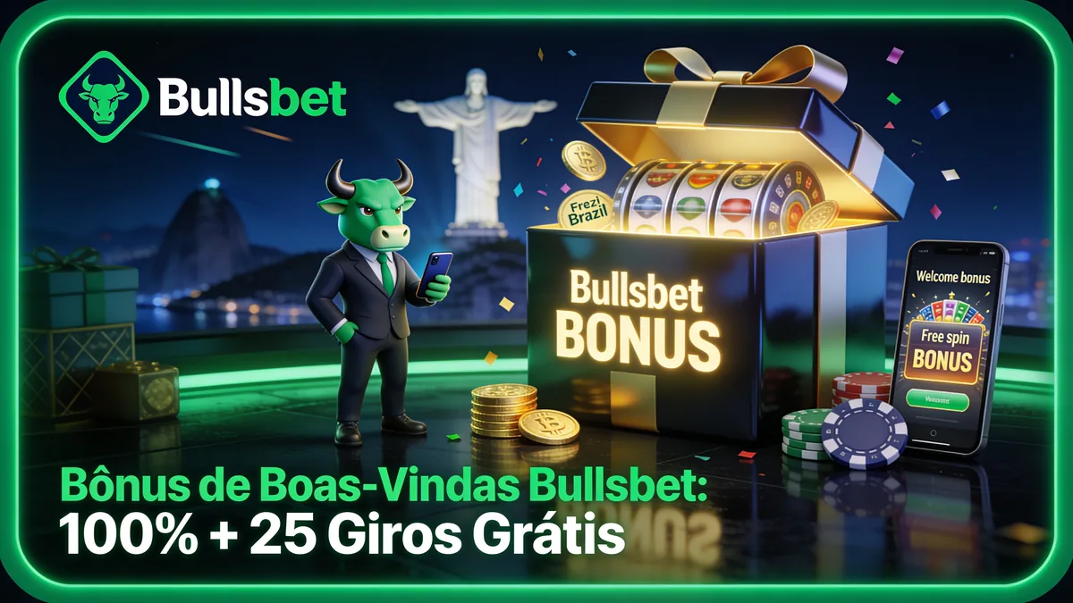 Bônus de Boas-Vindas Bullsbet: 100% + 25 Giros Grátis — bullsbet no Brasil